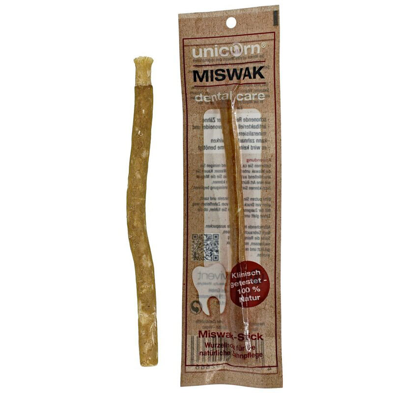 Miswak Stick Einhorn Siwak Stick 100 % natürliche Zahnbürste