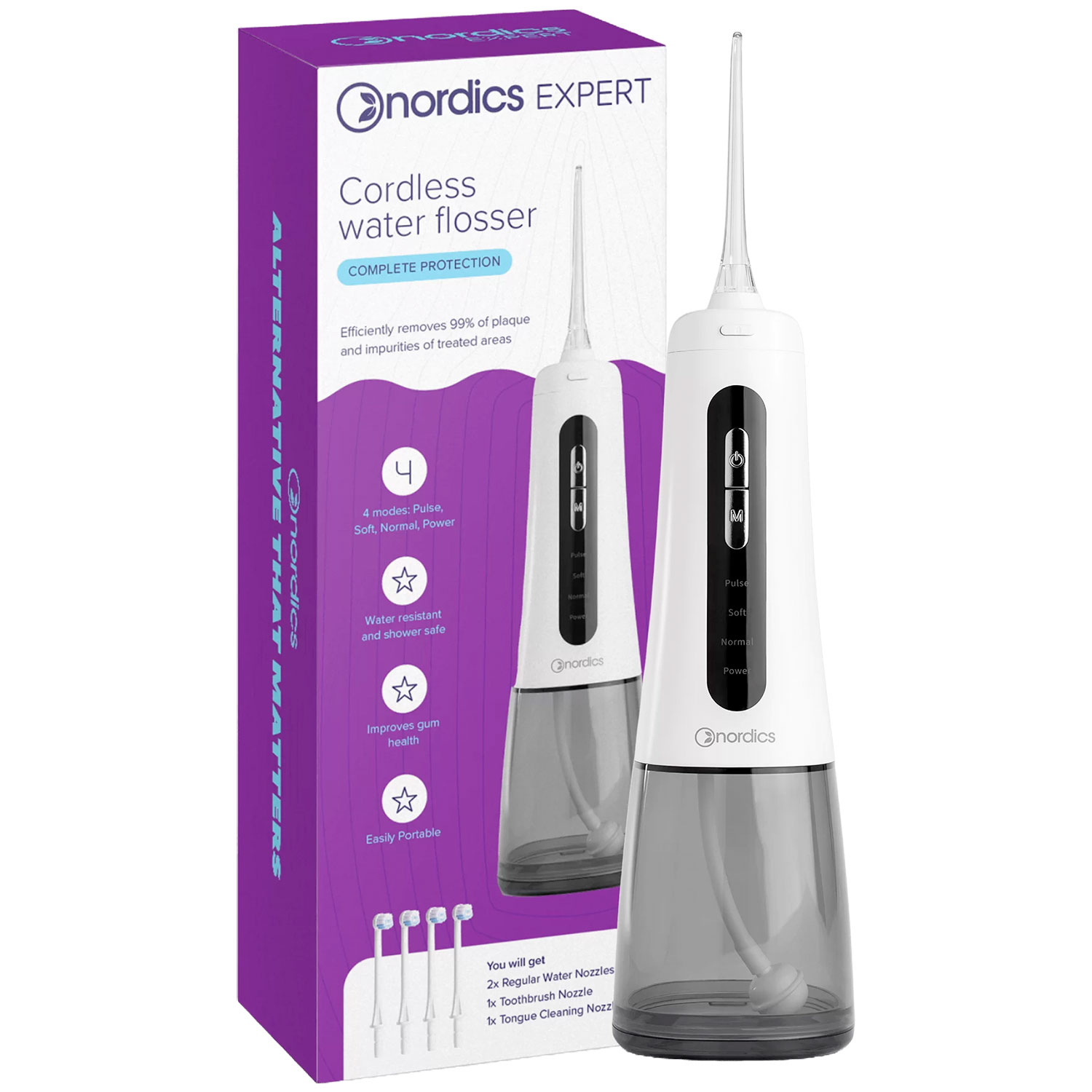 Trådløs Mundskyller Nordics Waterflosser EA139B