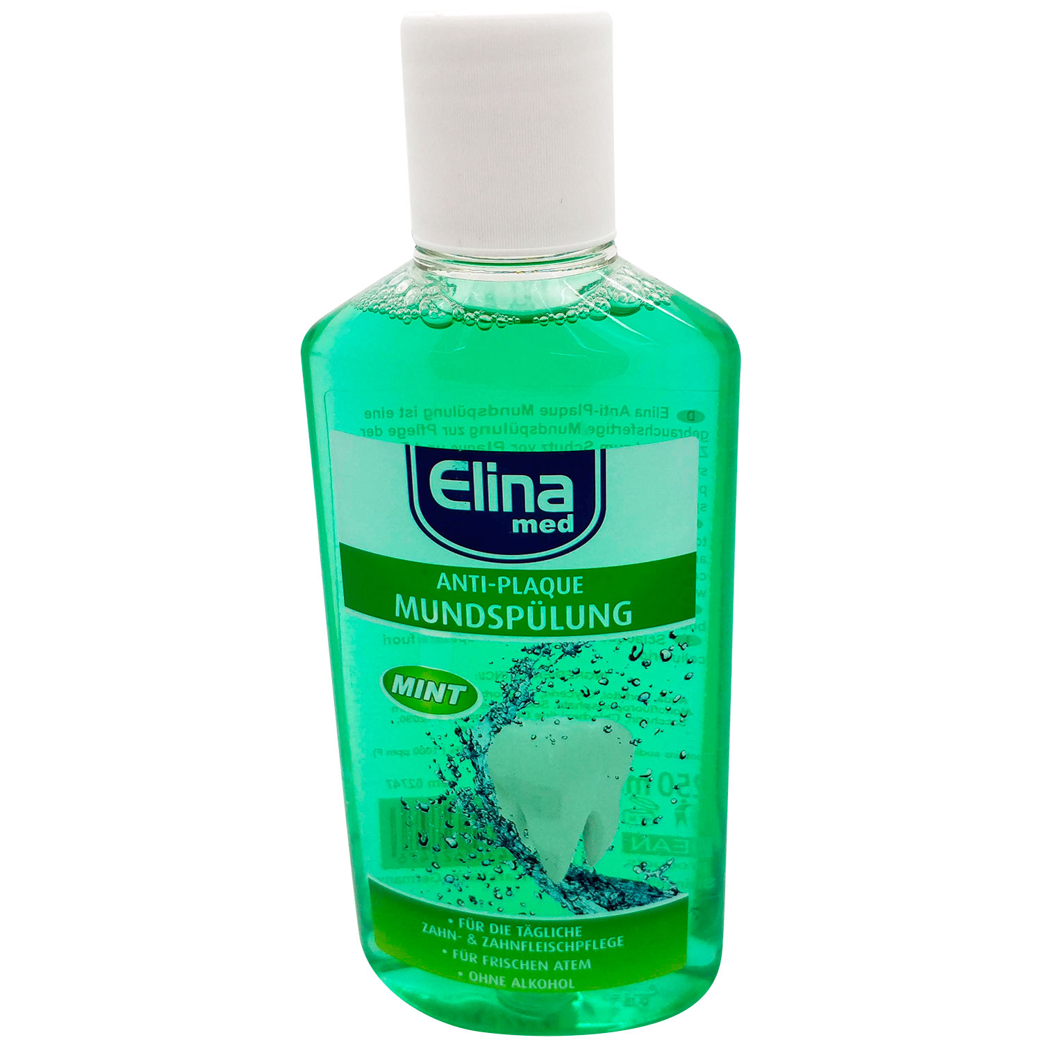 Elina Anti-Plaque Mint Mundwasser 250 ml.