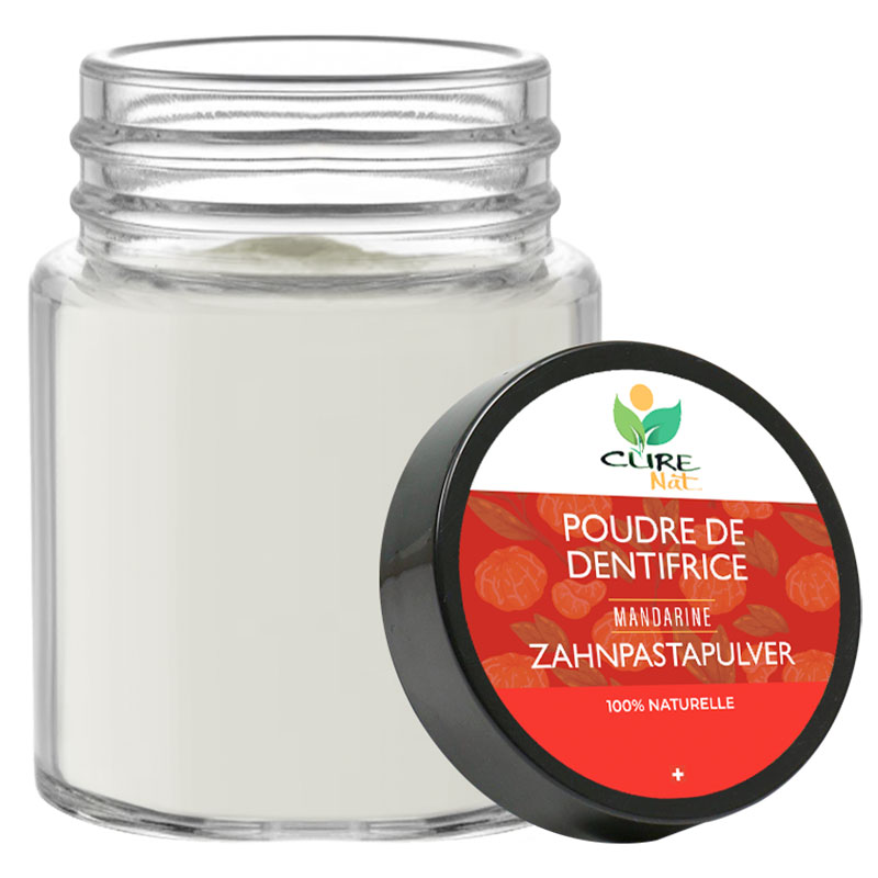 Zahnpastapulver CureNat Mandarine 70 gr.