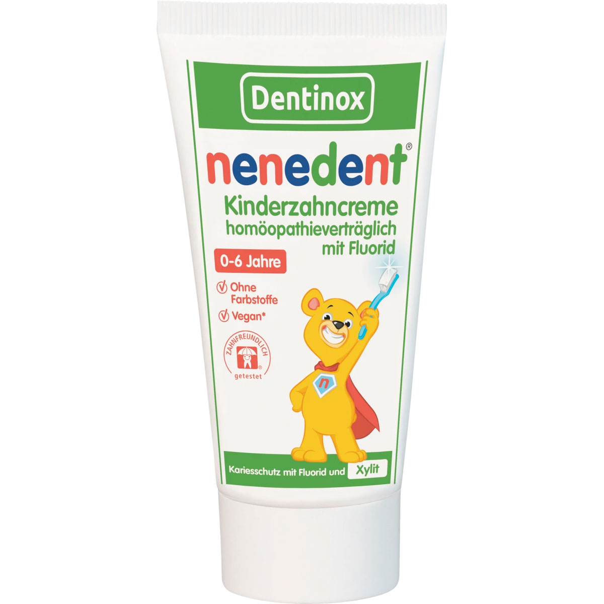 Nenedent Fluor Kinderzahnpasta Homöopathieverträglich 50ml
