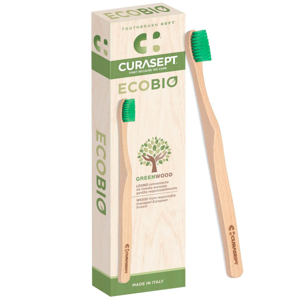Curasept Ecobio Greenwood Zahnbürste SOFT