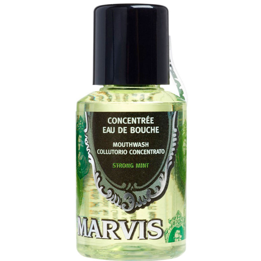 Marvis Mundwasser Strong Mint Konzentrierte ReisegröÐ ̄e 30 ml.