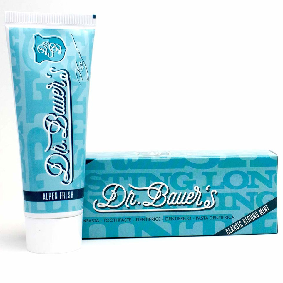 Dr. Bauer's Alpen Fresh Strong Mint Zahnpasta