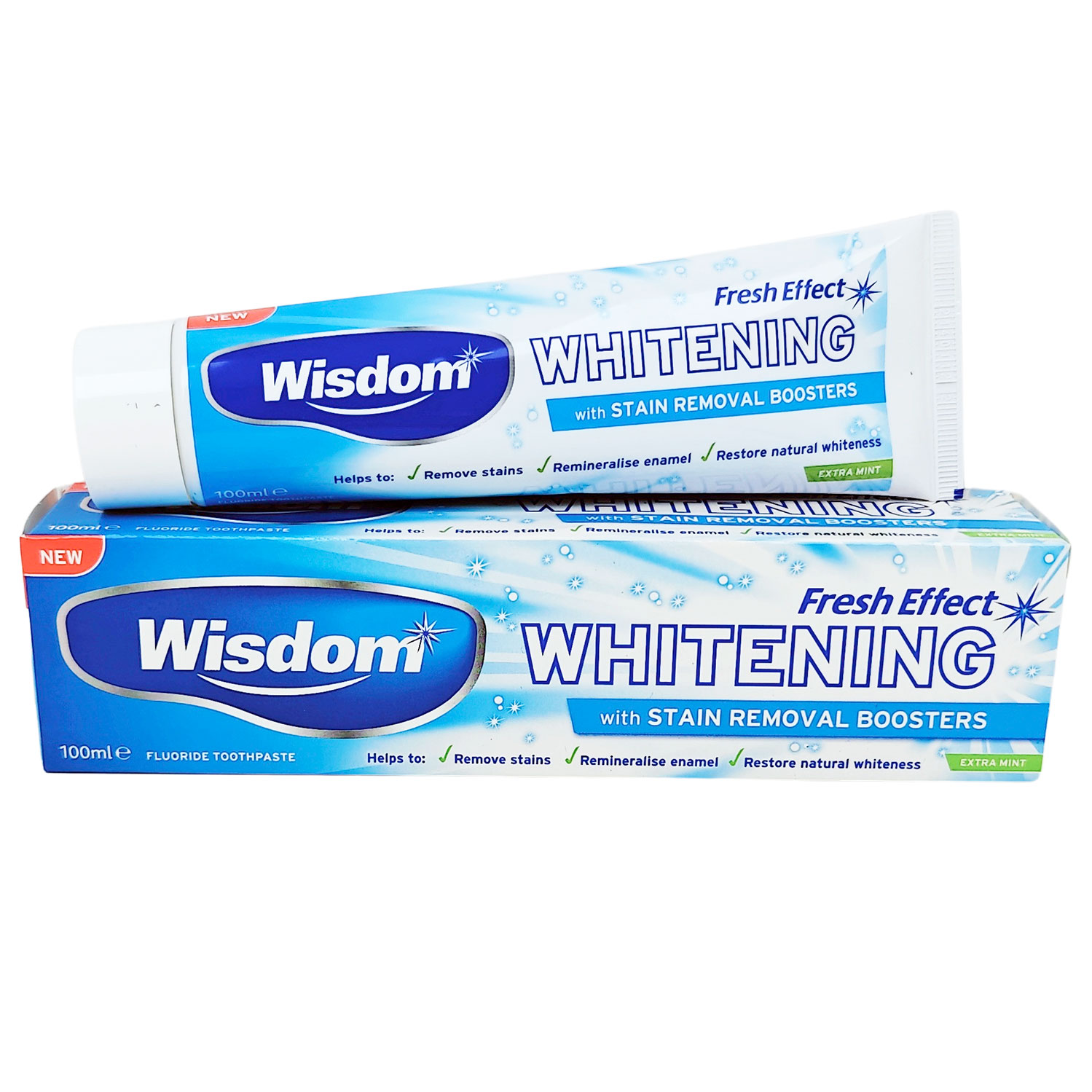 Whitening Tandpasta Wisdom Fresh Effect 100 ml.