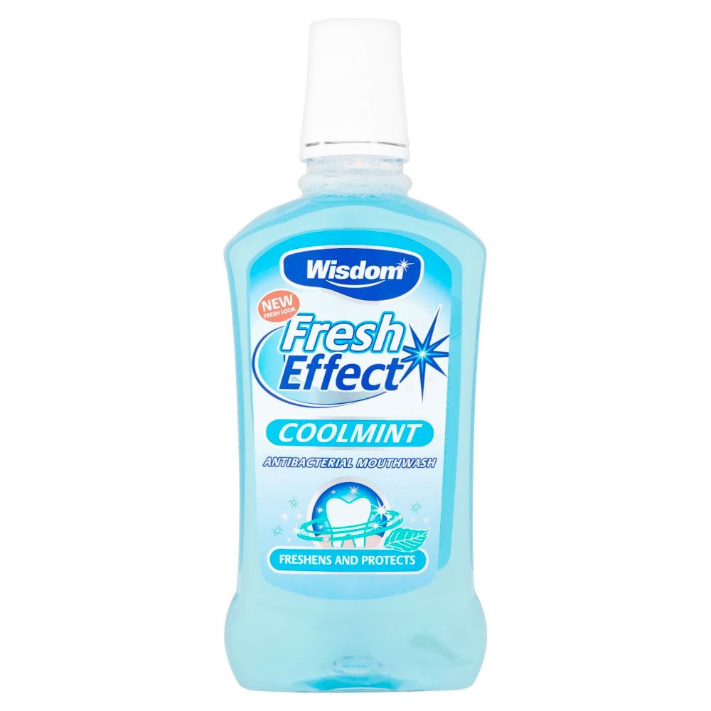 Mundwasser Wisdom Fresh Effect Coolmint 500 ml.