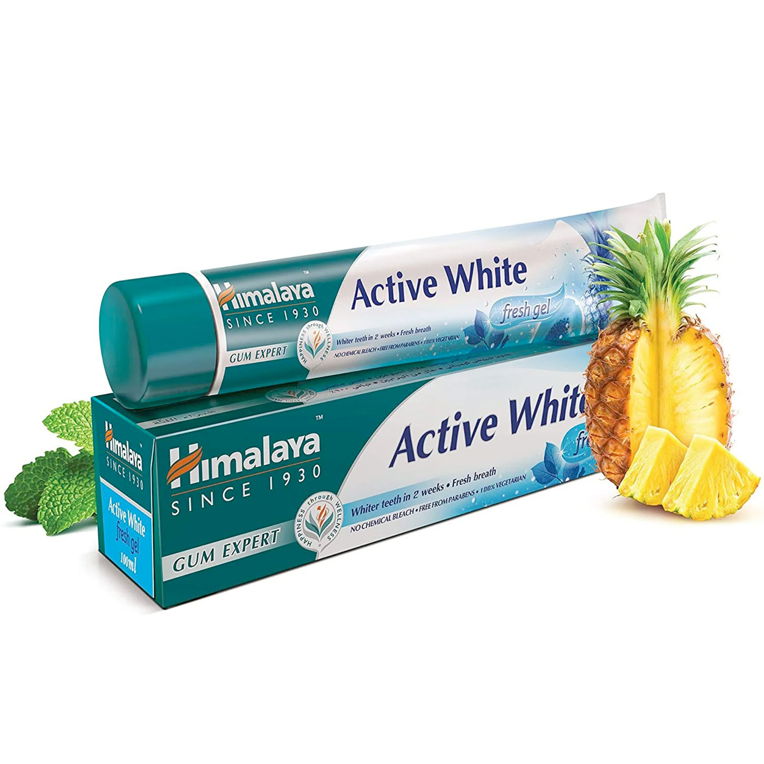 Himalaya Zahnpasta Gum Expert Herbal Active White Fresh Gel 75 ml