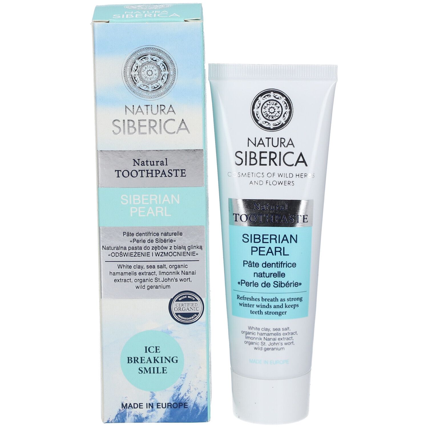 Bio-Zahnpasta Nature Siberica Siberian Pearl 100g