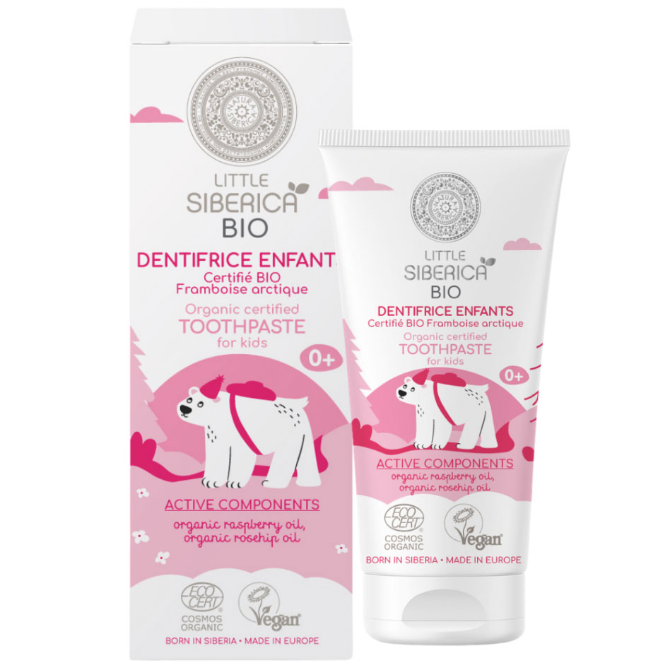 Bio-Kinderzahnpasta Natura Siberica Arctic Raspberry 60 ml.