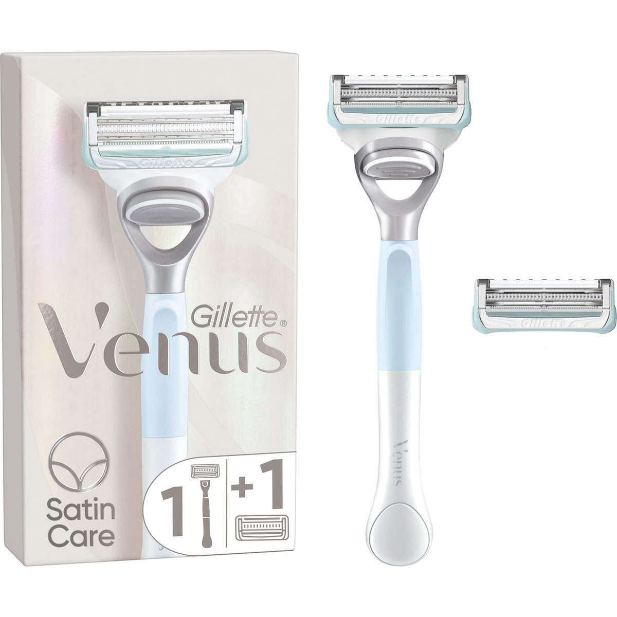 Gillette Intim Barberskraber Venus Satin Care Pubic + Ekstra Barberblad