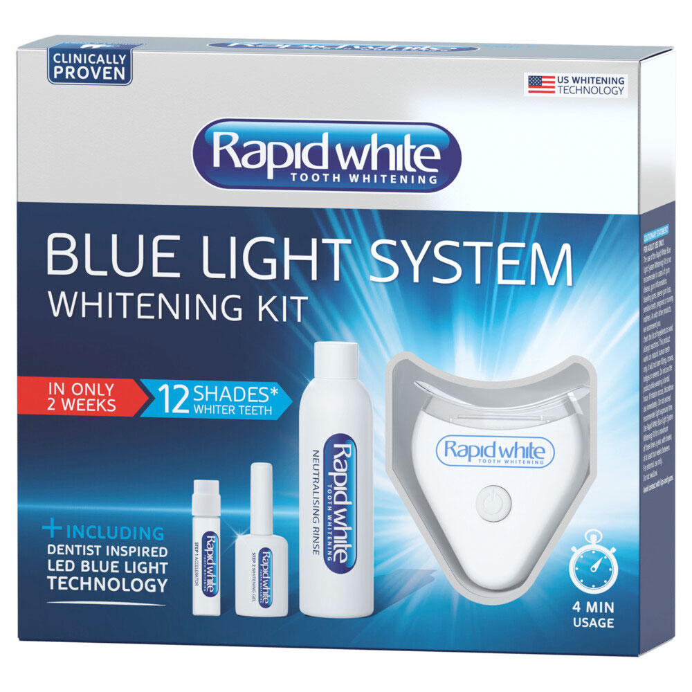 Zahnaufhellungsset Rapid White Blue Light Whitening