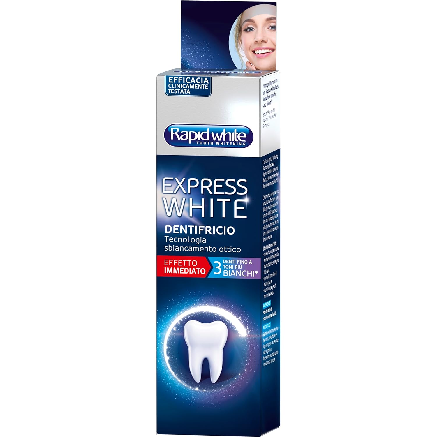Zahnaufhellung Zahnpasta Rapid White Express White 75 ml.