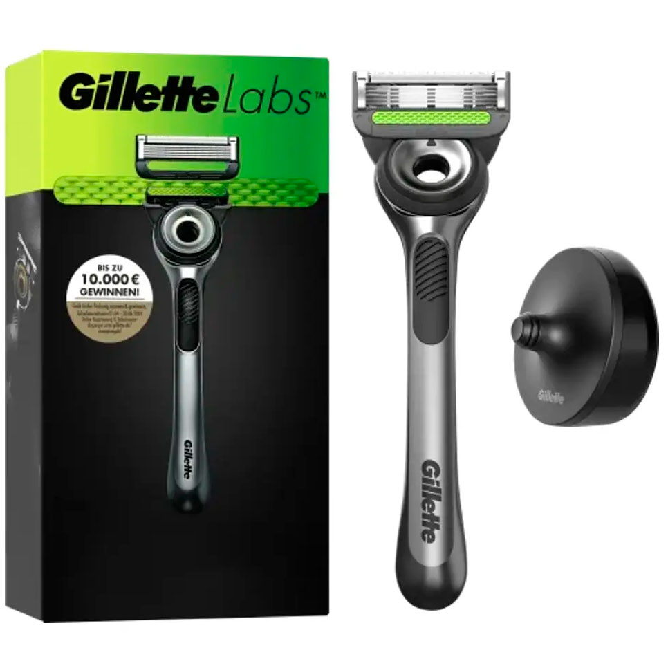 GilletteLabs Barberskraber + Vægholder