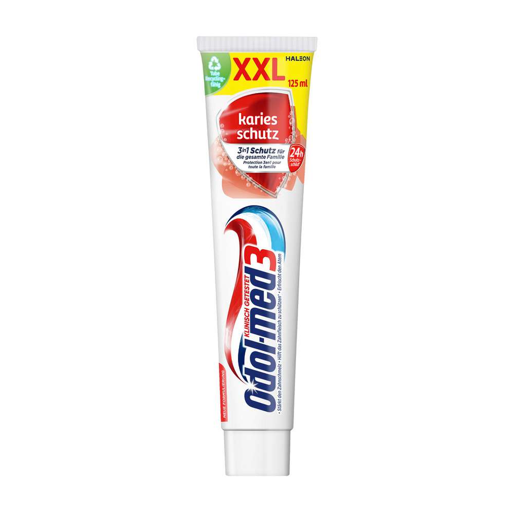Tandpasta Caries Protection Odol Med3 Kariesschutz 125 ml.