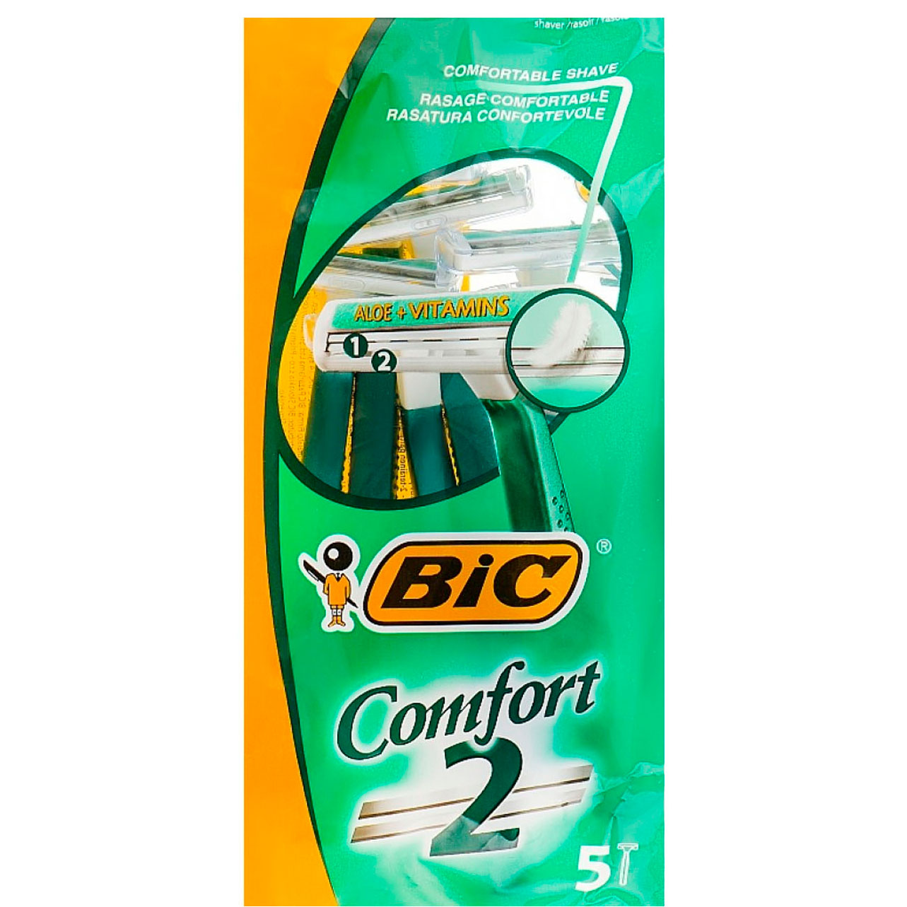 BIC Comfort 2 Einwegschaber 5 Stk.