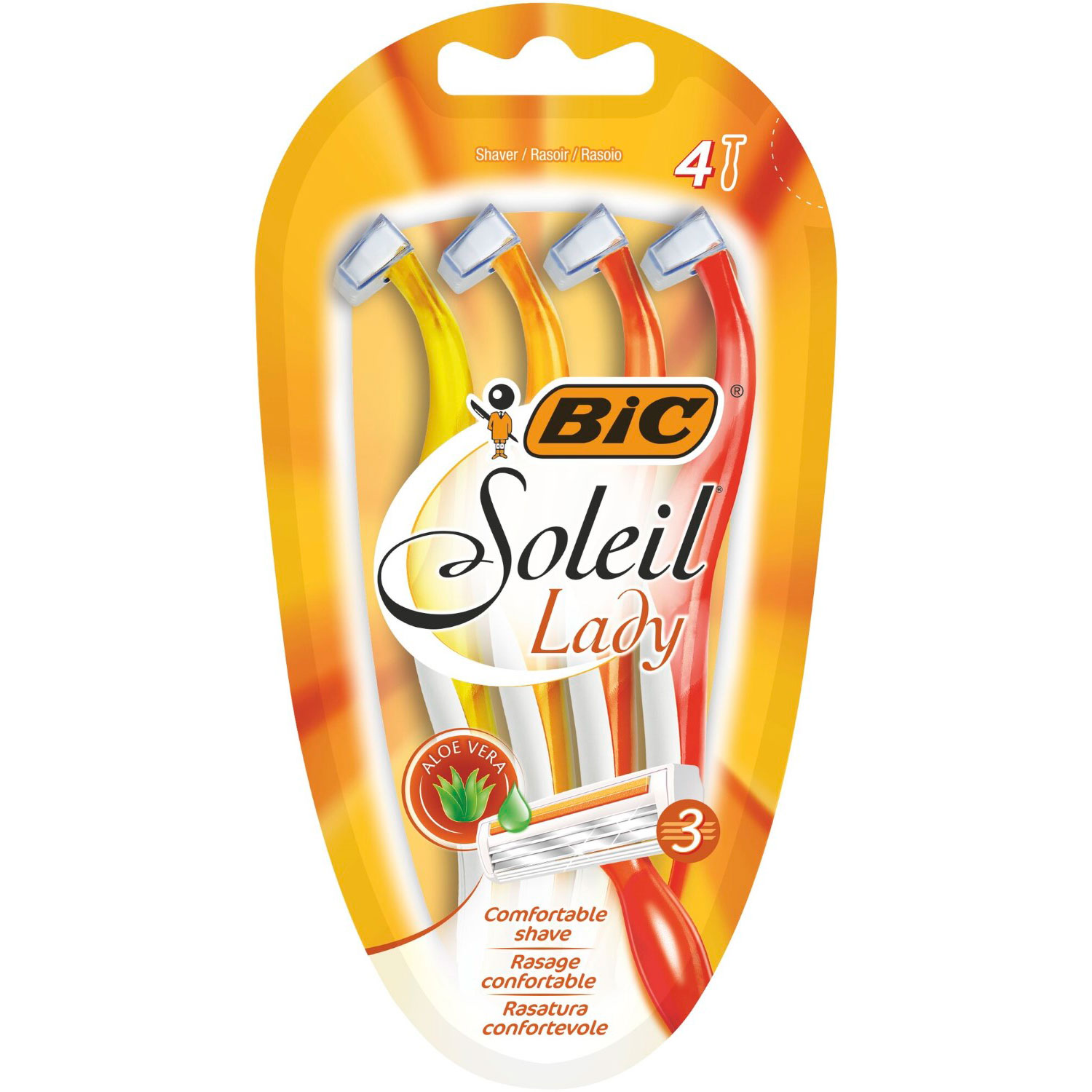 BIC Soleil Lady Engangsskrabere 4 stk.