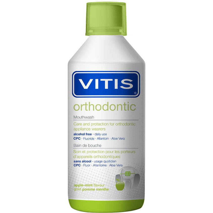 Mundwasser Aloe Vera Vitis Orthodontic 500 ml.