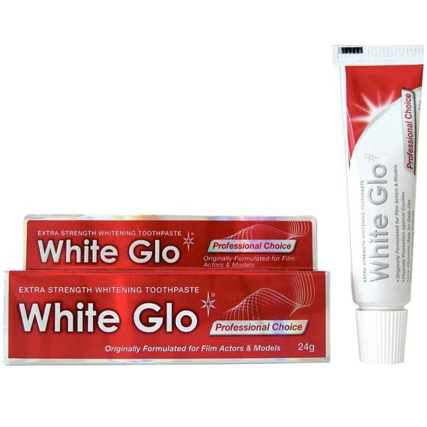 Tandblegning Tandpasta White Glo Professional Choice 24g