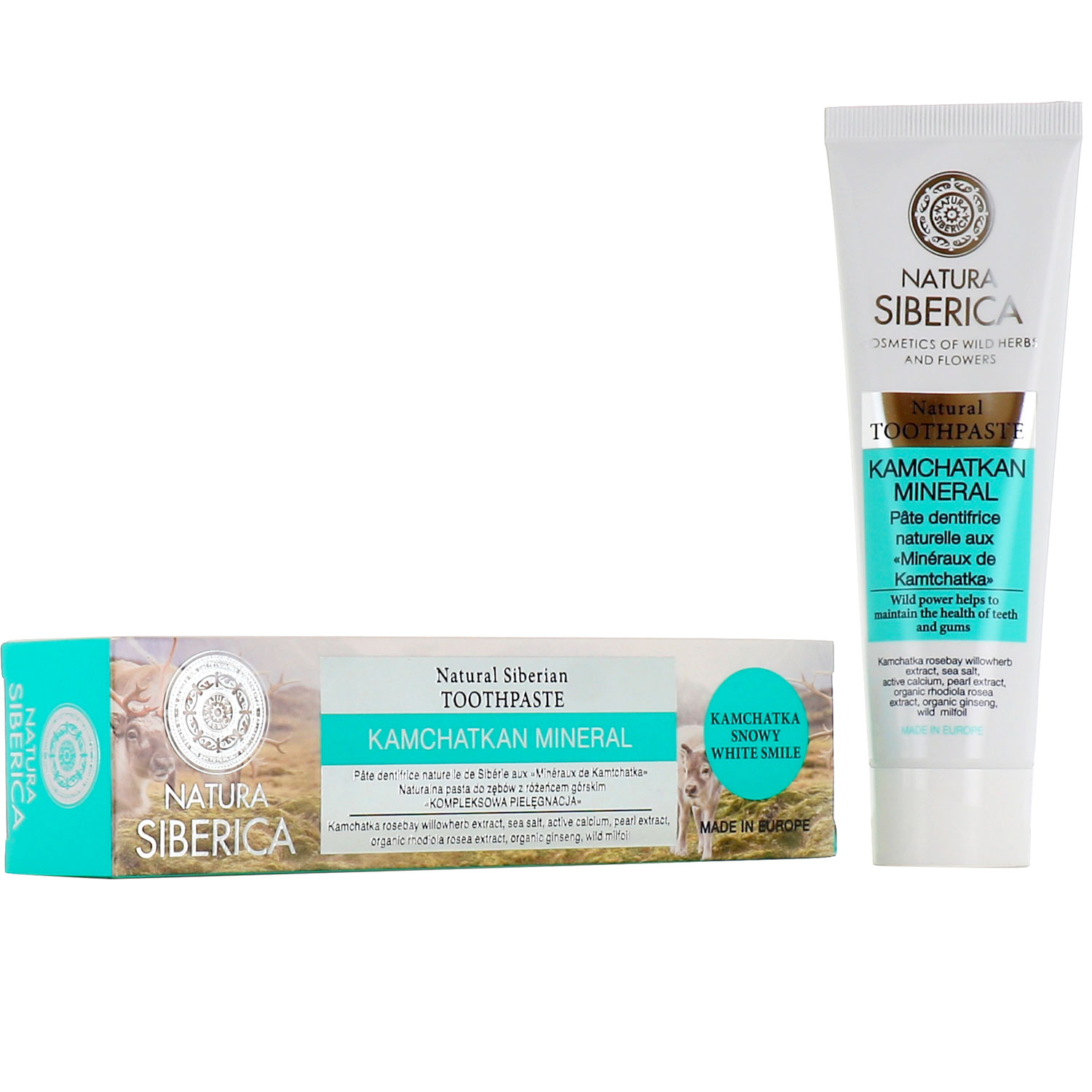 Naturlig Tandpasta Nature Siberica Kamchatkan Mineral 100g