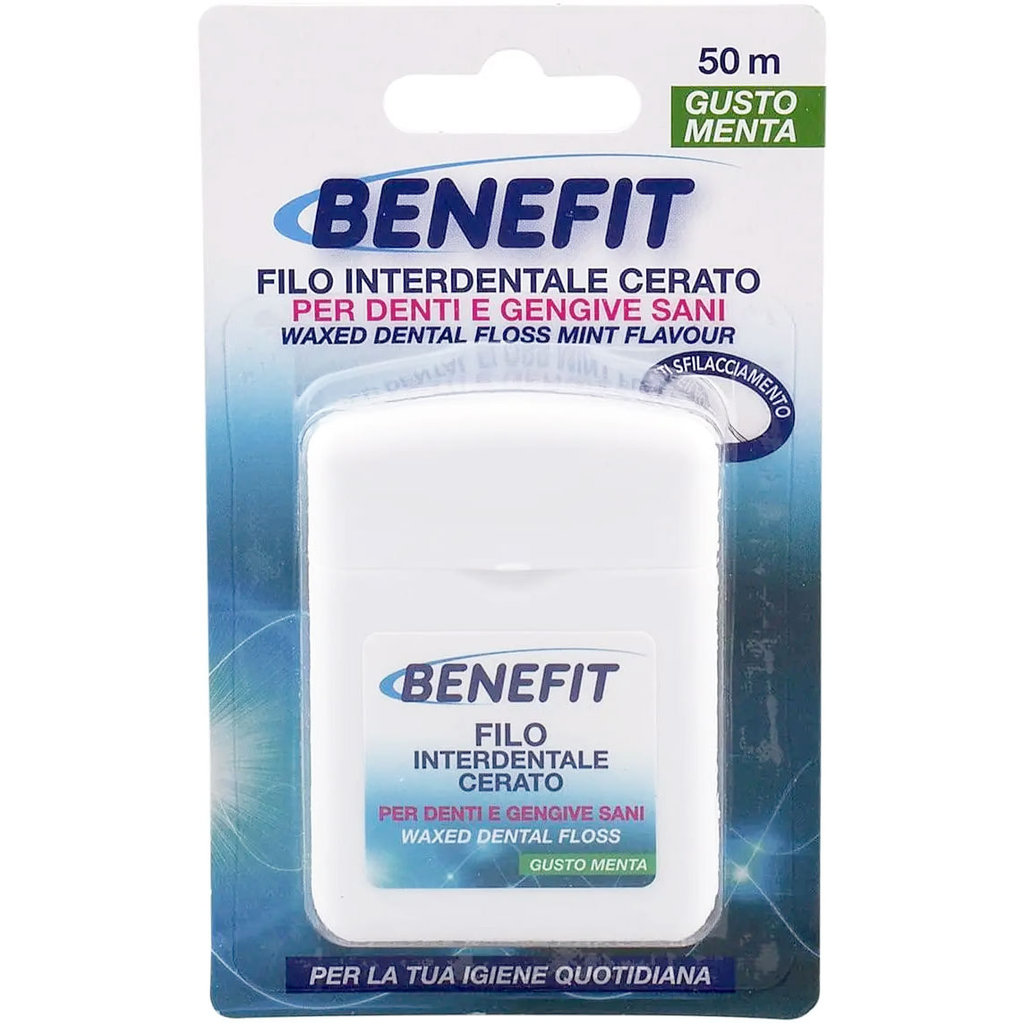 Zahnseide ohne PFAS Benefit Mint Grown 50 mtr.