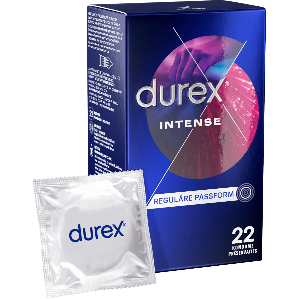 Durex Kondomer 22 stk. Intense Orgasmic