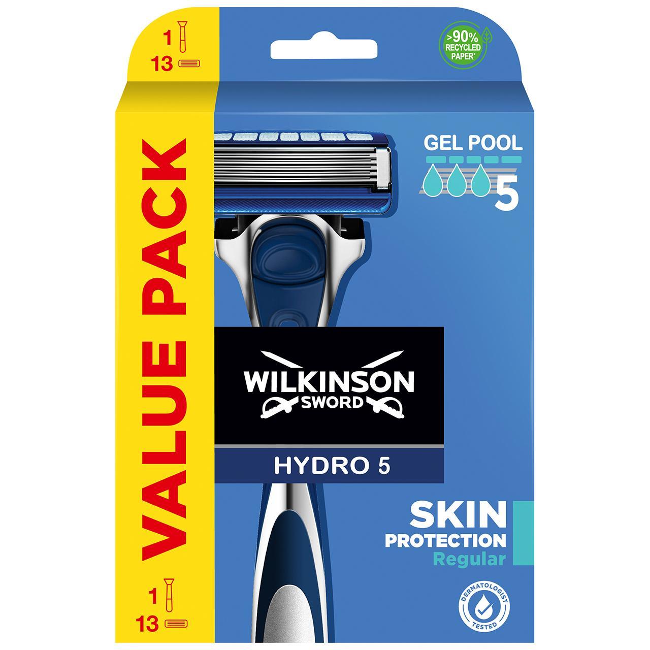 Wilkinson Hydro 5 Hautrasierer + 13 Rasierklingen