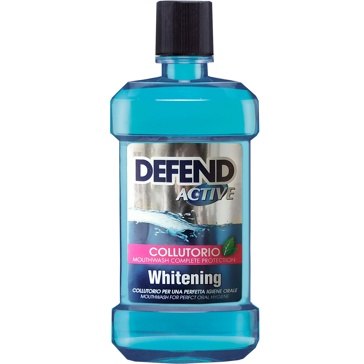 Whitening Mundwasser Defend Active 500 ml.