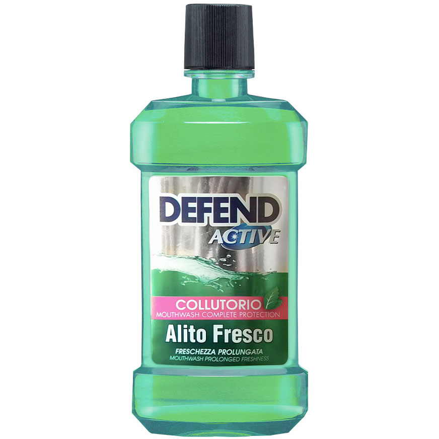 Italienisches Mundwasser Defend Fresh Breath 500 ml.
