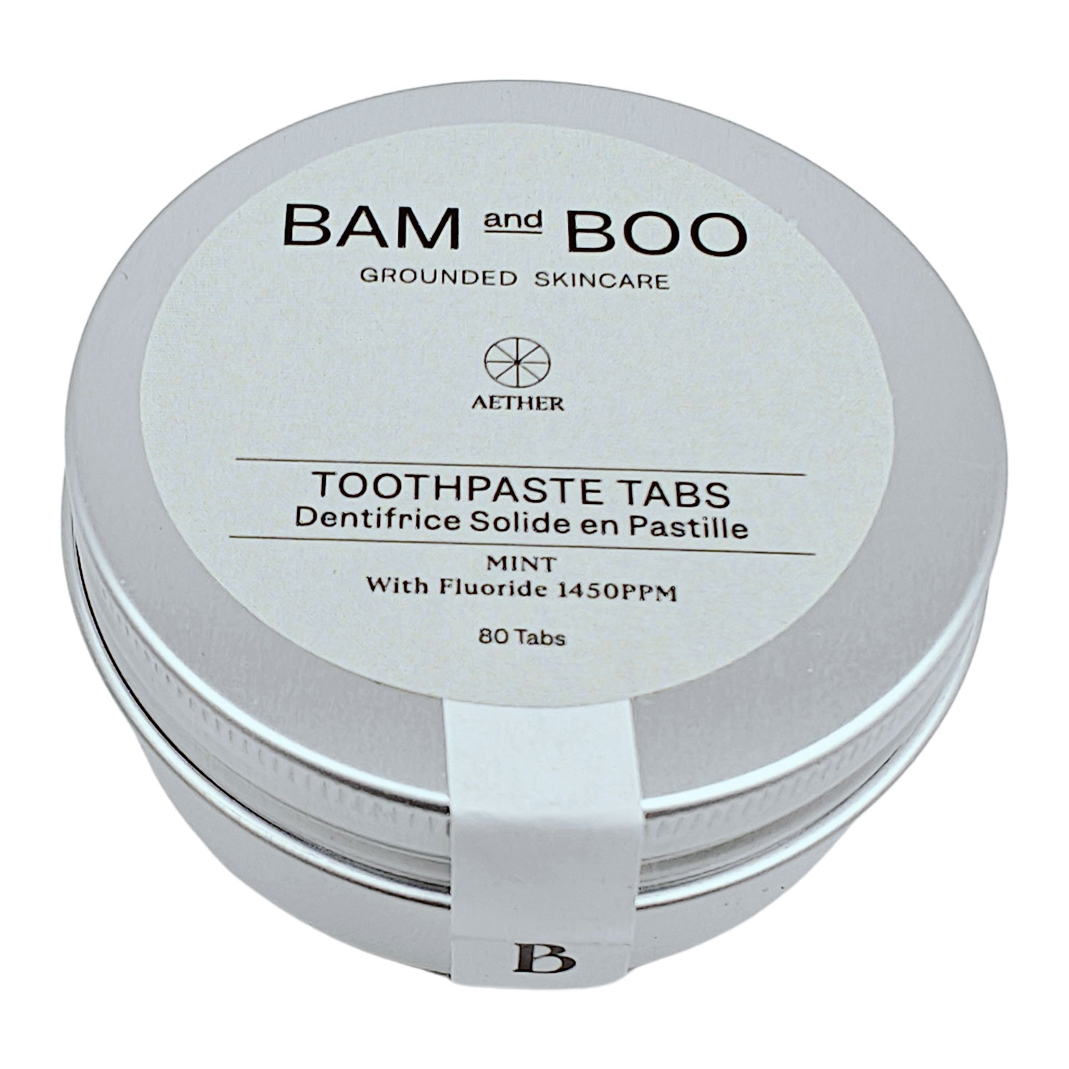 Zahnpastatabletten Bam&Boo Menthol Fluor 80 Stk.