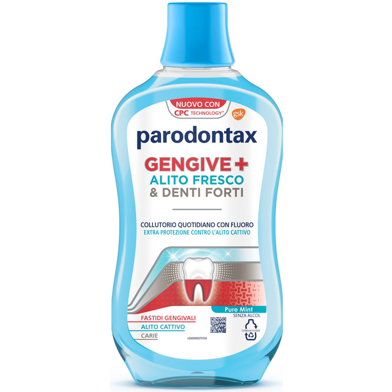 Parodontax Mundskyl Gum+ Fresh Breath & Strong Teeth 500 ml.