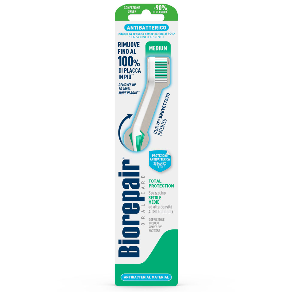 Biorepair Zahnbürste Curve Total Protection Medium