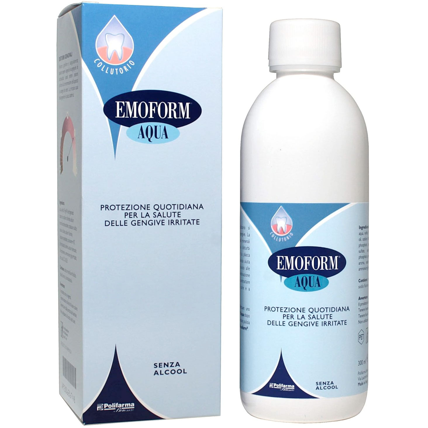 Emoform Mundwasser Protection für gereiztes Zahnfleisch 300 ml.