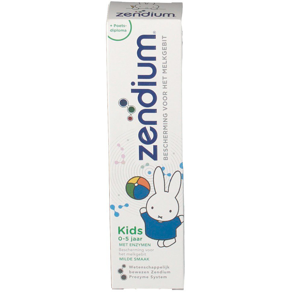 Zendium Børnetandpasta 0-5 år 75 ml. - Zendium tandpasta