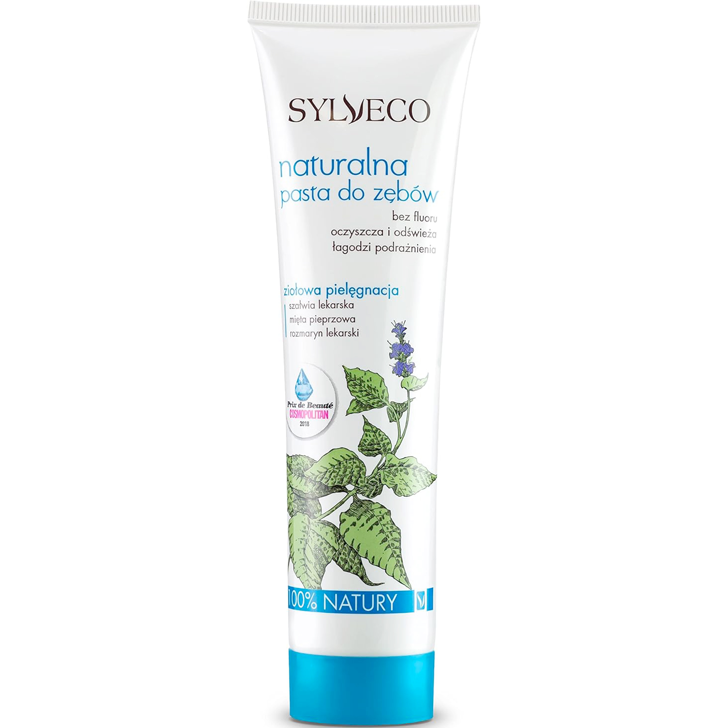 Natürliche Kräuterzahnpasta SYLVECO Xylitol 100 ml