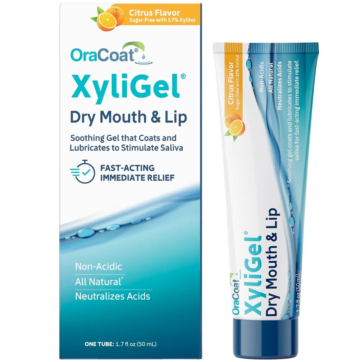OraCoat XyliGel Lindring af Mundtørhed med Xylitol 50 ml.