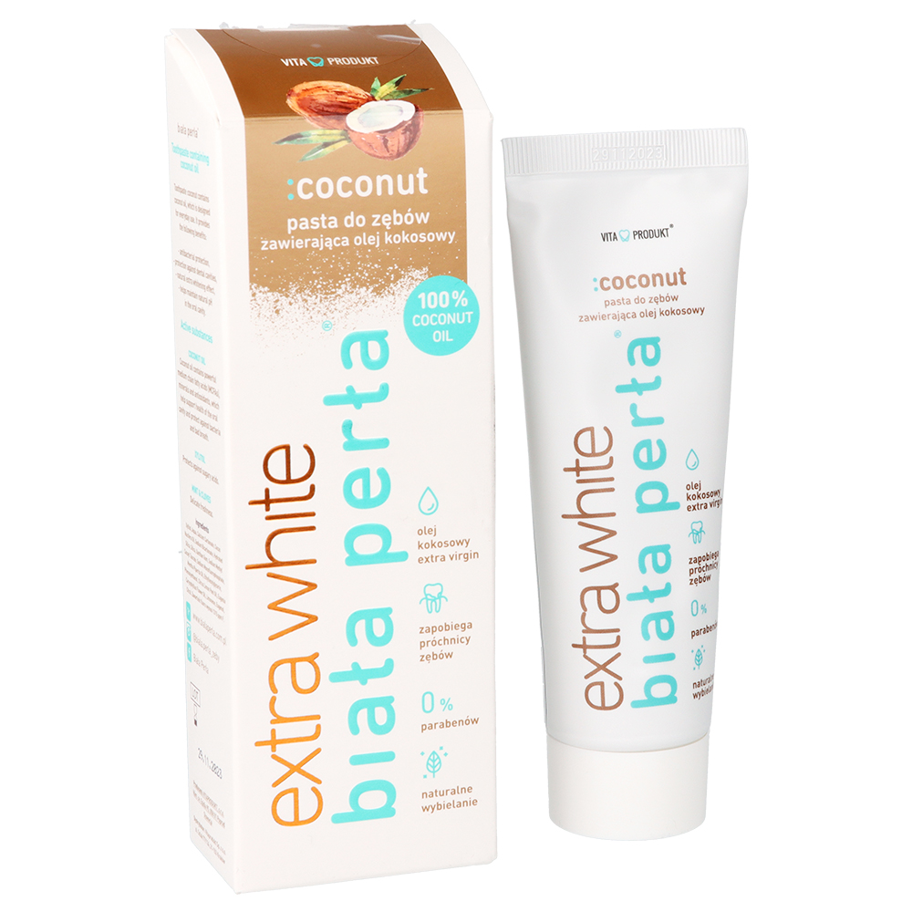 Naturlig Tandpasta BIALA PERLA Coconut 75 ml.