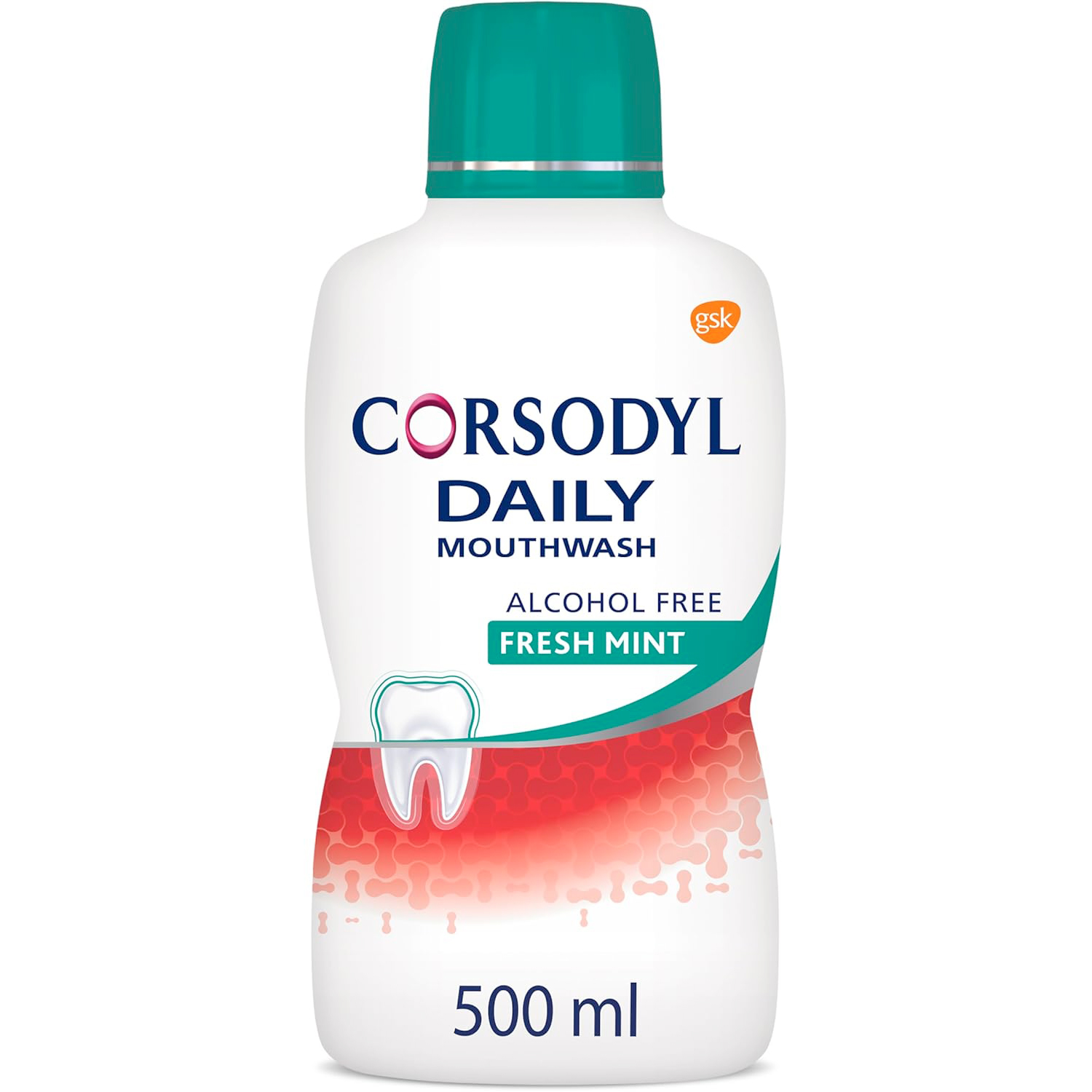 Corsodyl Mundwasser Daily Freshmint 500 ml.