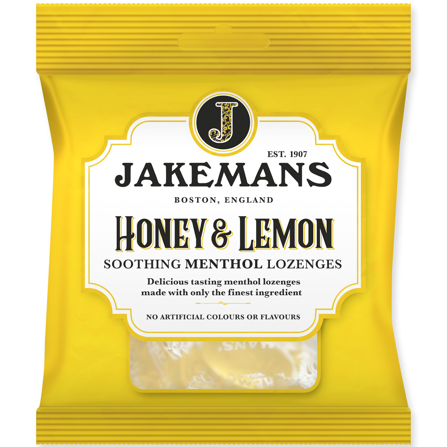 Jakemans Halspastillen Honig & Lemon 73 gr.