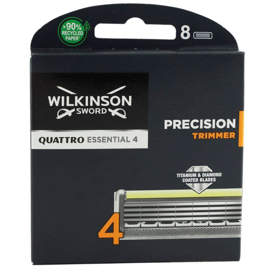 Wilkinson Quattro Titanium Präzisionsrasierklingen 8 Stk.