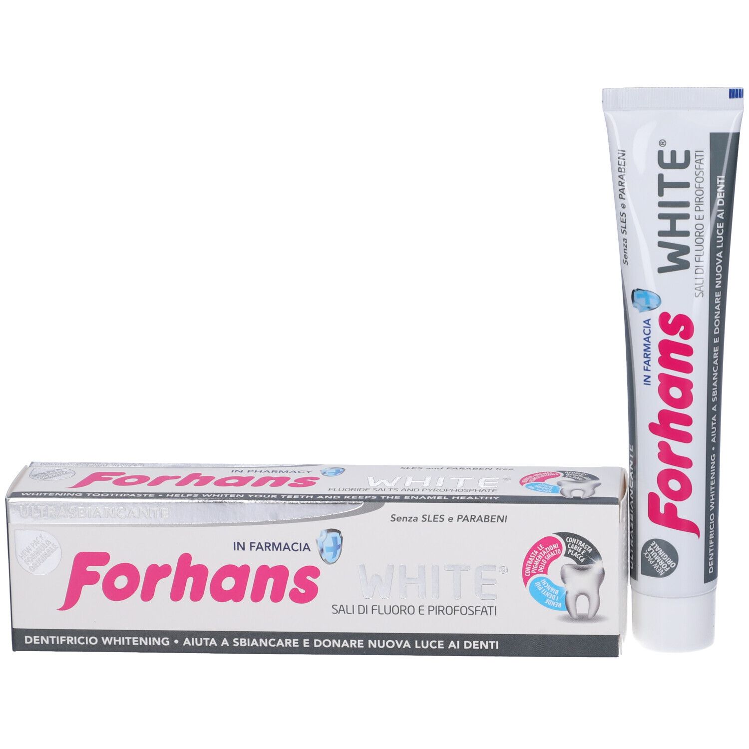 Tandblegning Tandpasta FORHANS White 75 ml.