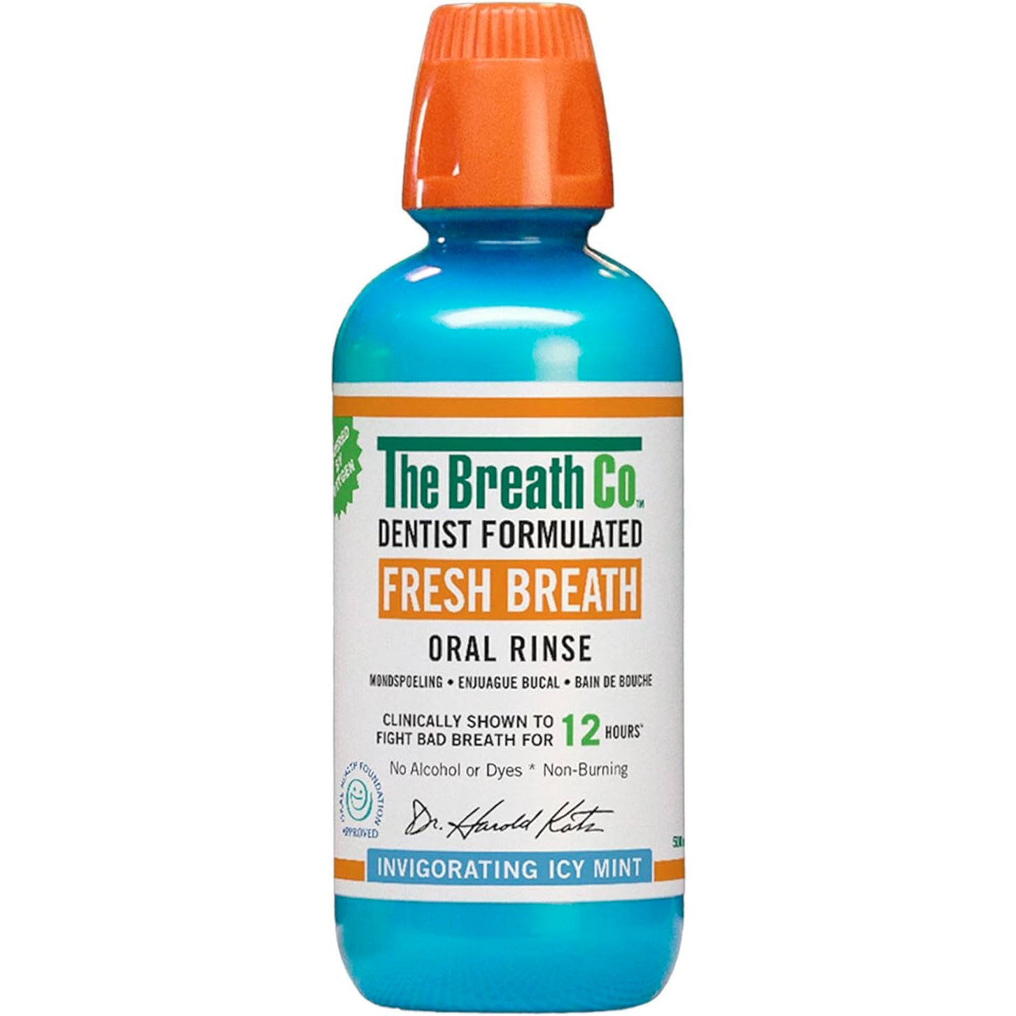 The Breath Co. Mundskyl Fresh Breath Icy Mint 500 ml.