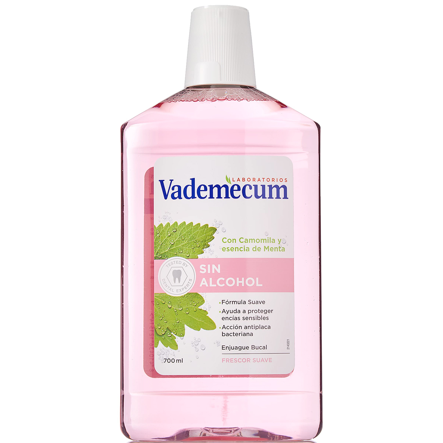 Vademecum Mundwasser Hoher Fluoridgehalt Kamille & Mint 700 ml
