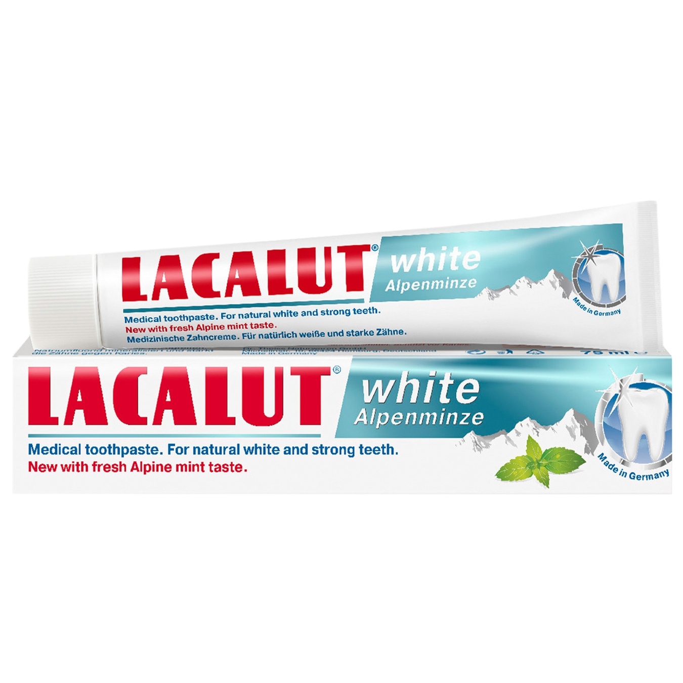 Lacalut Zahnpasta White Mint 75 ml.