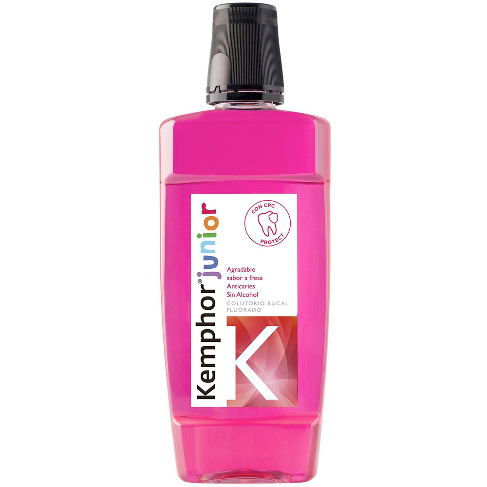 Mundskyl til Børn Kemphor Junior Strawberry 500 ml - Kemphor Mundskyl
