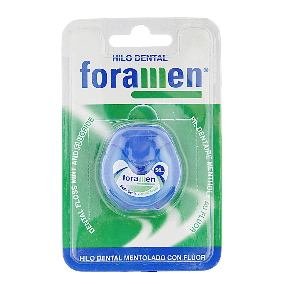 Zahnseide ohne PFAS Foramen Aloe Vera + Fluor 50 mtr