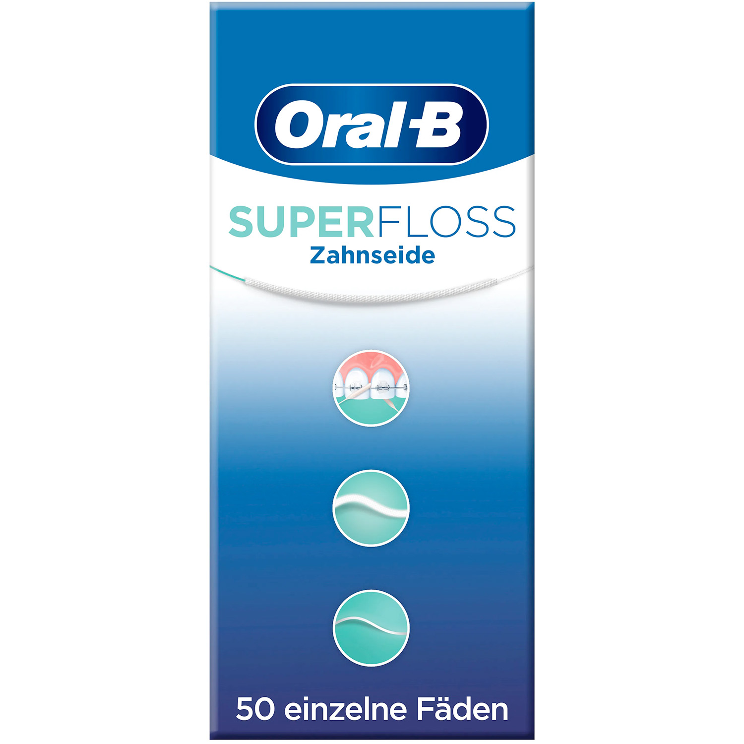 Oral-B Super Floss Tandtråd 50 stk. NY Emballage