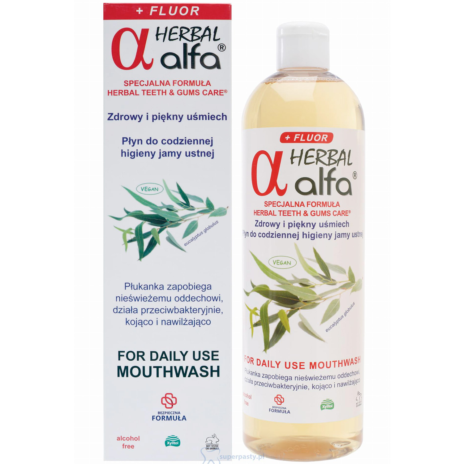 Urte Mundskyl ALFA Herbal Højt Fluorindhold 500 ml