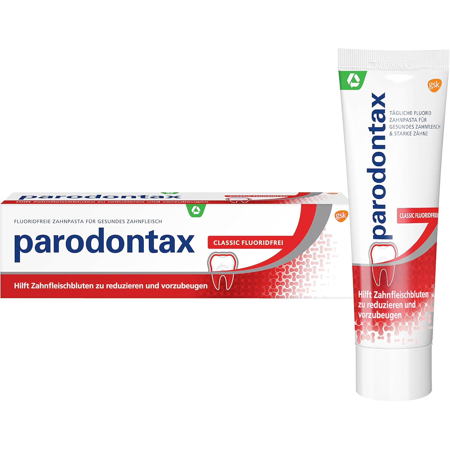 Parodontax Zahnpasta Classic ohne Fluorid 75 ml