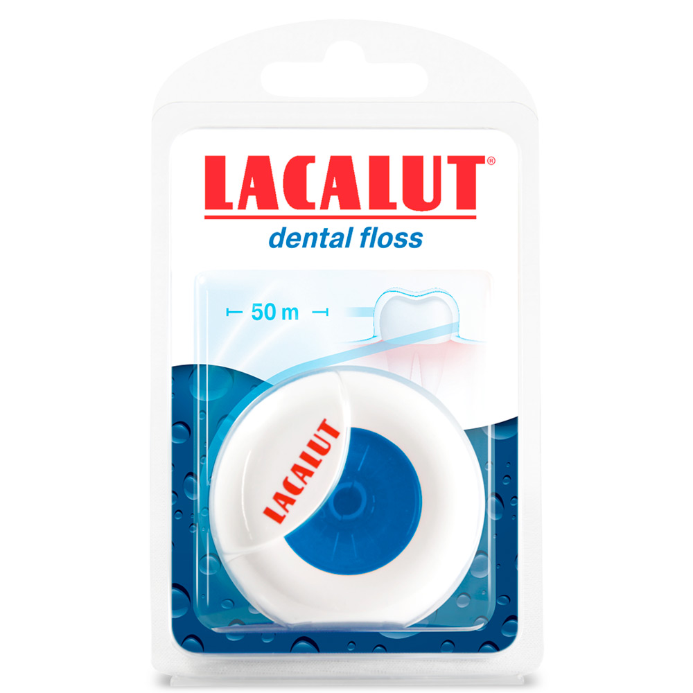 Lacalut Tandtråd Vokset Mint 50 mtr.
