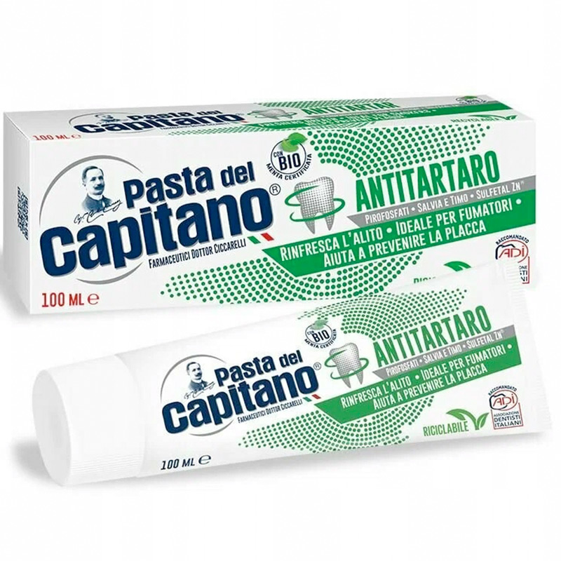 Italienische Zahnpasta Pasta del Capitano Antitartar 100 ml.
